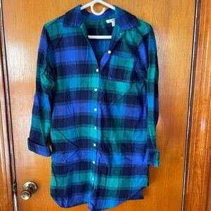 Long Plaid Flannel